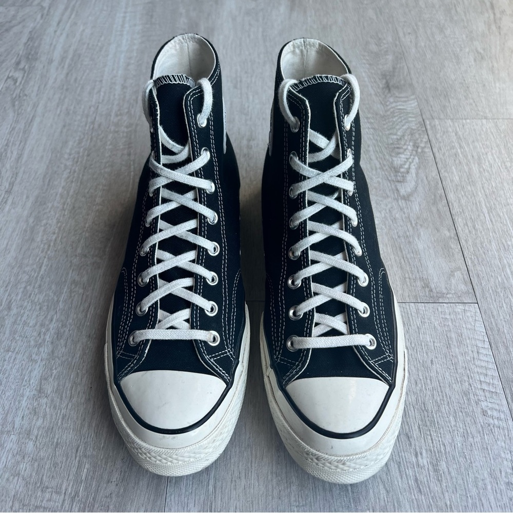 Converse Chuck Taylor 70 Classic Vintage Canvas HI, Men’s size 11, Black/Egret
